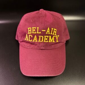 Bel-Air Academy Hat Maroon Cotton‎ Baseball Cap Adjustable